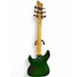 Used Schecter Guitar Research Omen Extreme 6 Green Solid Body Electric Guitar