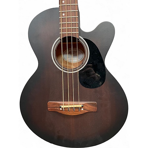 Used Mitchell T239BCE BST 2 Tone Sunburst Acoustic Bass Guitar