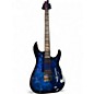 Used Schecter Guitar Research Omen Elite Blue Burst Solid Body Electric Guitar thumbnail
