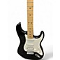 Used Fender Standard Stratocaster HSS Black Solid Body Electric Guitar thumbnail