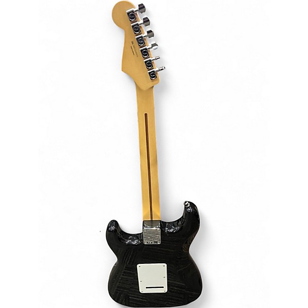 Used Fender Standard Stratocaster HSS Black Solid Body Electric Guitar