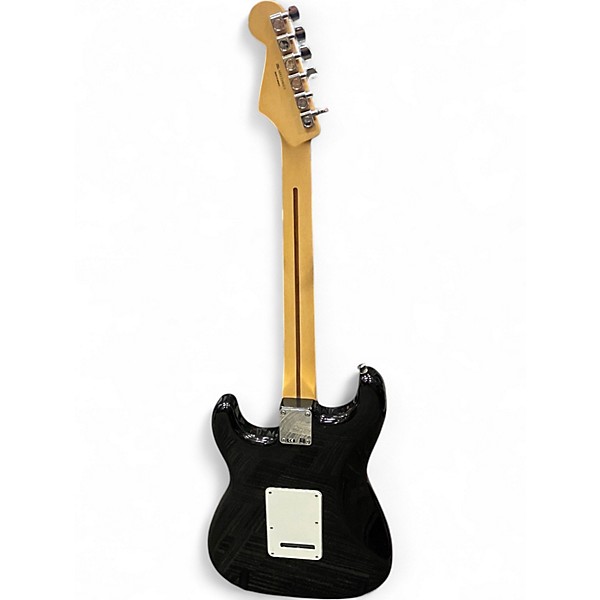 Used Fender Standard Stratocaster HSS Black Solid Body Electric Guitar