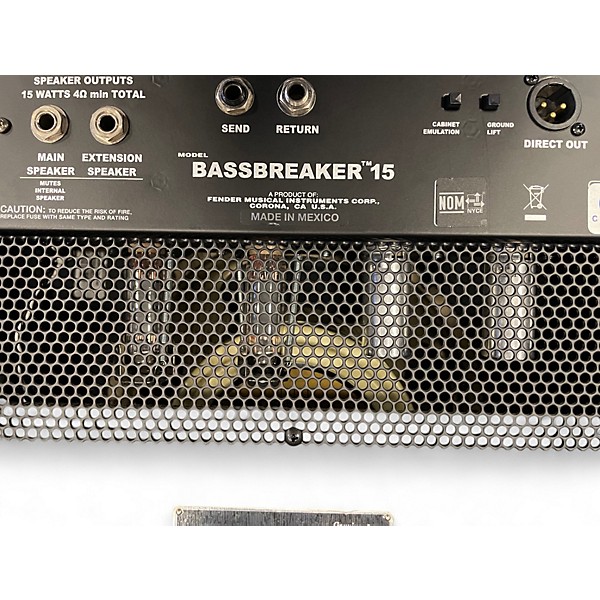 Used 2018 Fender Bassbreaker 15W 1x12 Tube Guitar Combo Amp
