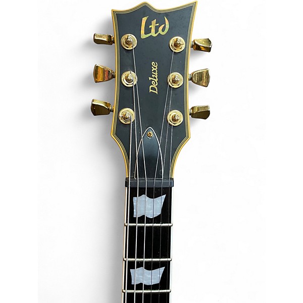 Used ESP LTD EC1000 Deluxe Black Solid Body Electric Guitar
