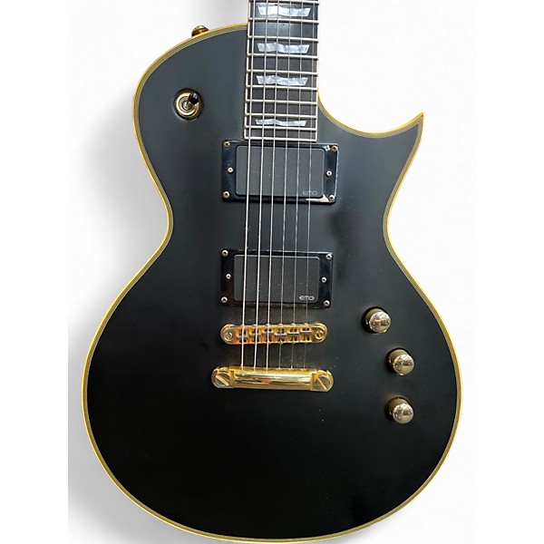 Used ESP LTD EC1000 Deluxe Black Solid Body Electric Guitar
