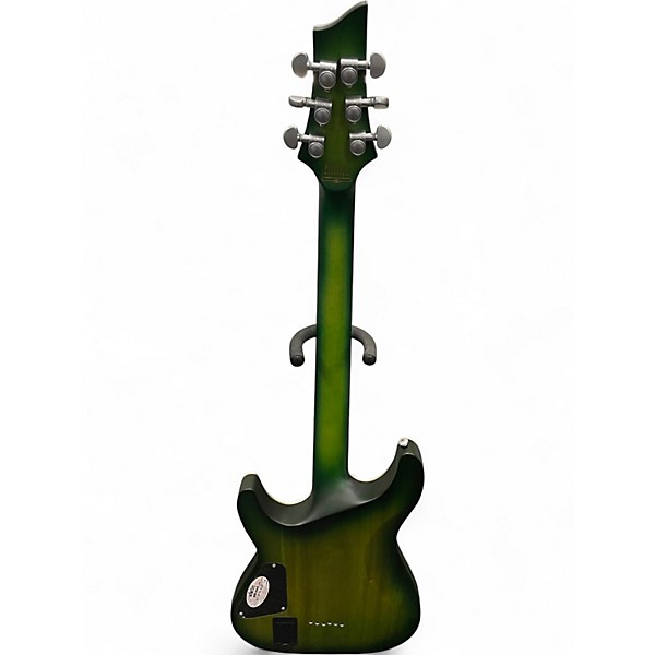 Used Schecter Guitar Research C1 Platinum Green Solid Body Electric Guitar