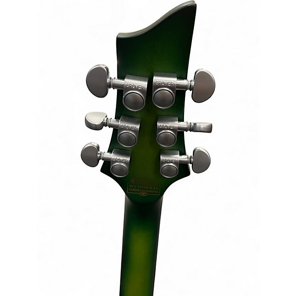 Used Schecter Guitar Research C1 Platinum Green Solid Body Electric Guitar