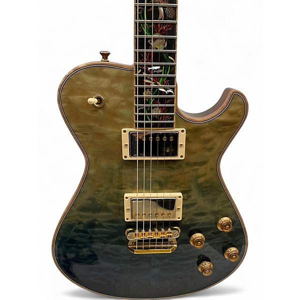 Used Knaggs Kenai Reef of Life Aqua Fade Solid Body Electric Guitar