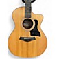 Used 2024 Taylor 114CE Natural Acoustic Electric Guitar