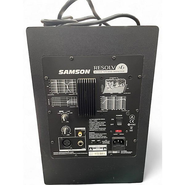 Used Samson Resolv A6 PAIR Powered Monitor
