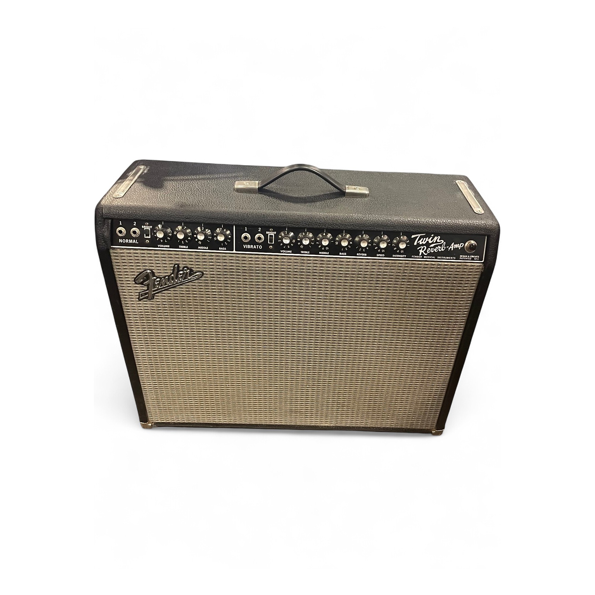 Used Fender 1965 Reissue Twin Reverb 85W 2x12 Tube Guitar Combo