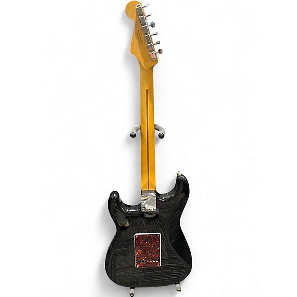 Used Fender LTD PLAYER II STRAT Black Solid Body Electric Guitar