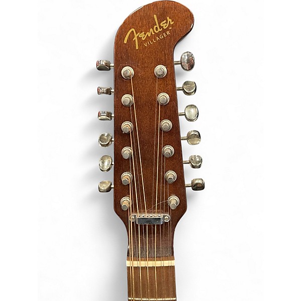 Used Fender VILLAGER 12 STRING Natural 12 String Acoustic Electric Guitar