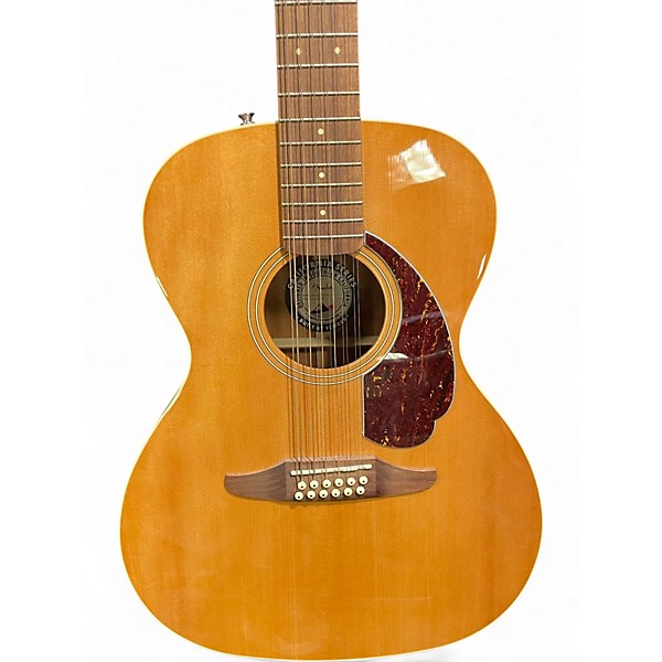 Used Fender VILLAGER 12 STRING Natural 12 String Acoustic Electric Guitar