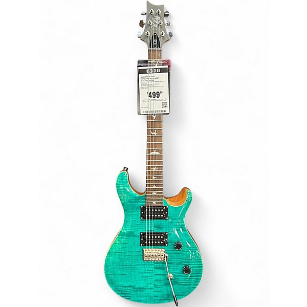 Used PRS SE CE24 Turquoise Solid Body Electric Guitar