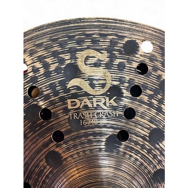Used Zildjian 16in S DARK TRASH CRASH Cymbal