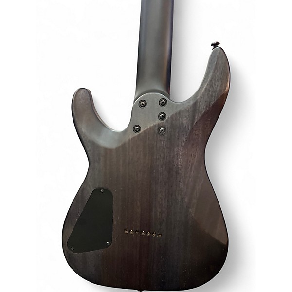 Used Schecter Guitar Research OMEN ELITE 7 BURL Solid Body Electric Guitar