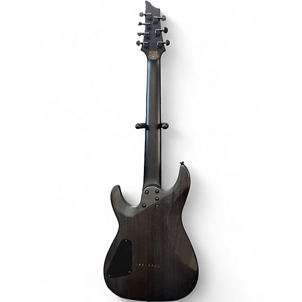 Used Schecter Guitar Research OMEN ELITE 7 BURL Solid Body Electric Guitar