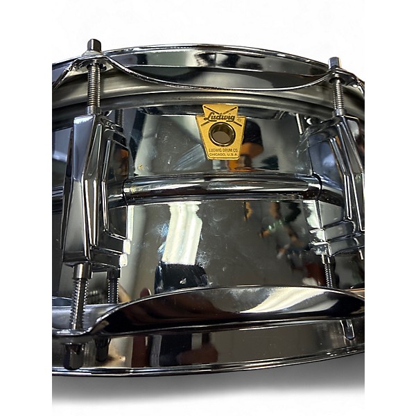 Used Ludwig 14in Superphonic chrome over brass Chrome Drum