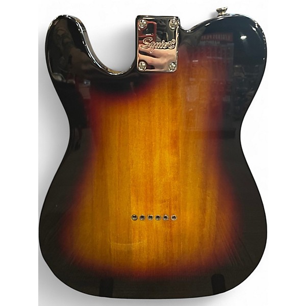 Used Squier Telecaster Custom 2 Color Sunburst Solid Body Electric Guitar