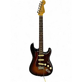 Used Fender American Professional II Stratocaster 3 Tone Sunburst Solid Body Electric Guitar