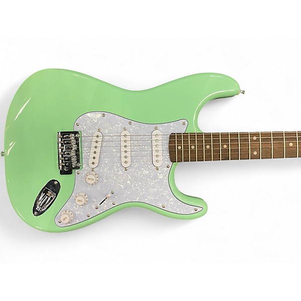 Used Squier Standard Stratocaster SEAFOAM Solid Body Electric Guitar