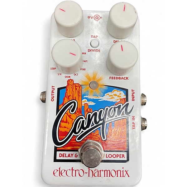 Used Electro-Harmonix Canyon Delay and Looper Effect Pedal