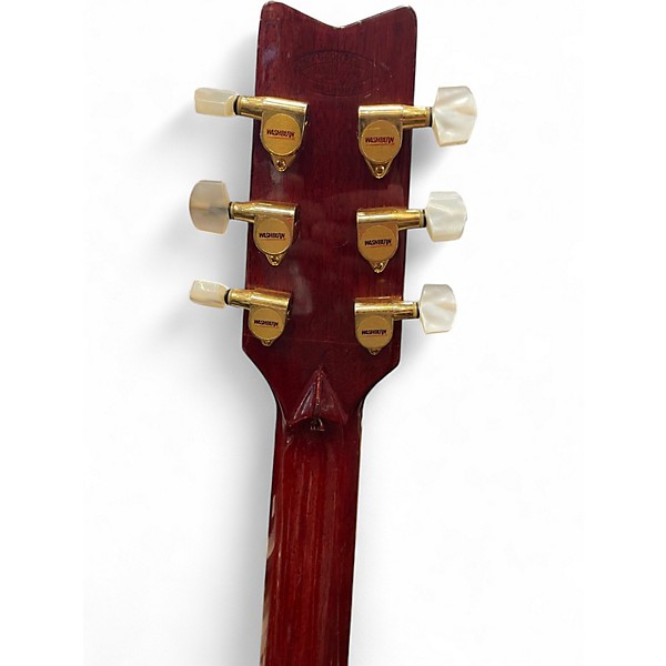 Used 2000s Washburn D17CESWR Red Acoustic Electric Guitar