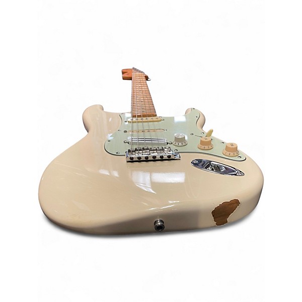 Used Fender FSR 60s Reverse Special Stratocaster Olympic White Solid Body Electric Guitar