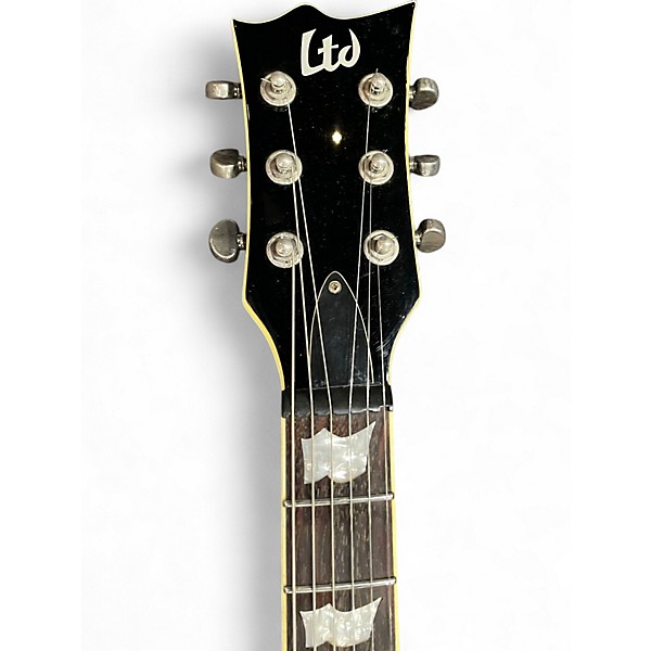 Used ESP LTD EC400AT Black Solid Body Electric Guitar