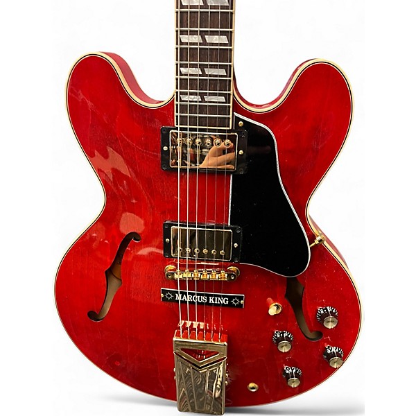 Used Gibson Marcus King Signature ES-345 Heritage Cherry Hollow Body Electric Guitar