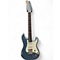 Used Suhr custom classic s antique Ice Blue Metallic Solid Body Electric Guitar thumbnail