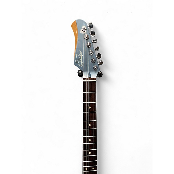 Used Suhr custom classic s antique Ice Blue Metallic Solid Body Electric Guitar