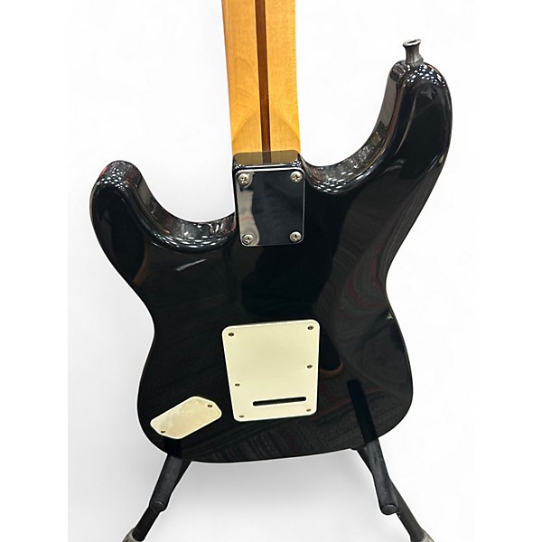 Used Fender Roland-Ready Stratocaster  Black Solid Body Electric Guitar