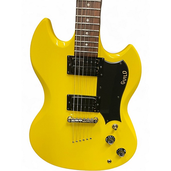 Used Guild Polara Voltage Yellow Solid Body Electric Guitar