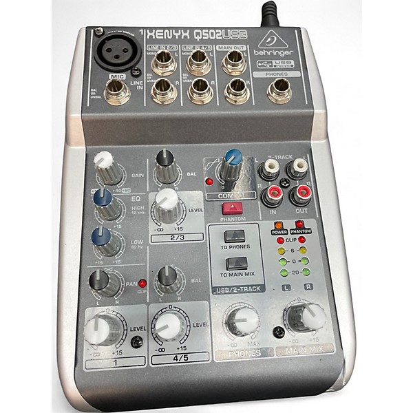 Used Behringer Xenyx Q502USB Unpowered Mixer
