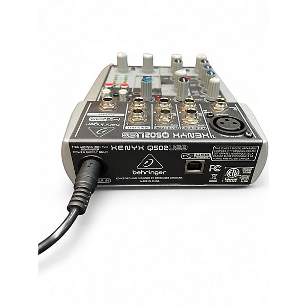 Used Behringer Xenyx Q502USB Unpowered Mixer