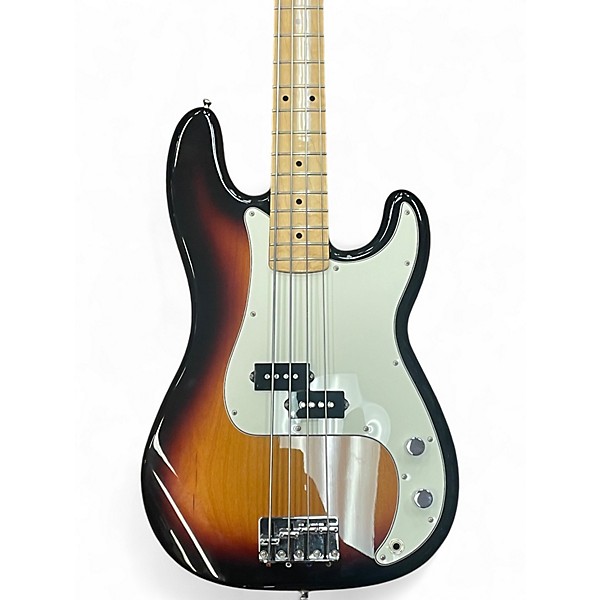 Used Fender Standard Precision Bass 2 Color Sunburst Electric Bass Guitar