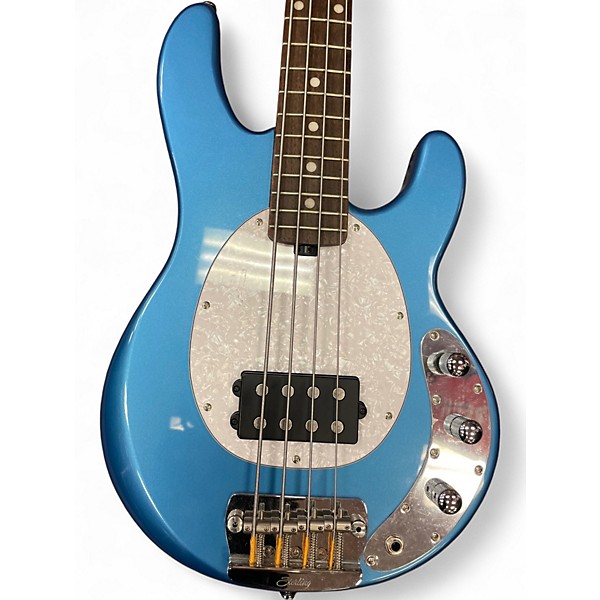 Used Sterling by Music Man STINGRAY Lake Placid Blue Electric Bass Guitar