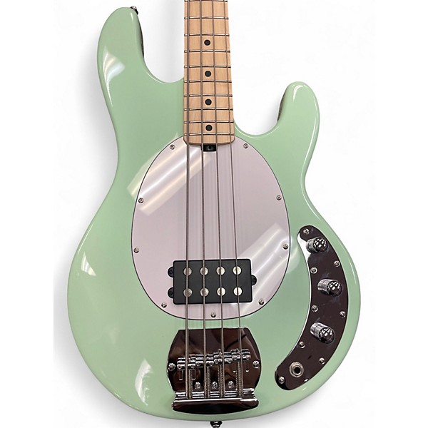Used Sterling by Music Man STINGRAY Seafoam Green Electric Bass Guitar