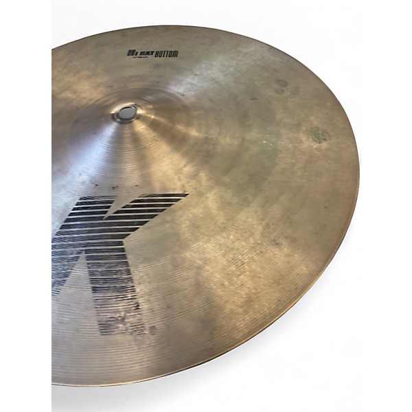 Used Zildjian 14in K Hi Hat Bottom Cymbal
