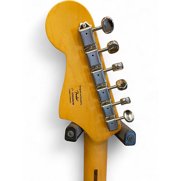 Used Squier Jazzmaster Offset Heritage Cherry Solid Body Electric Guitar