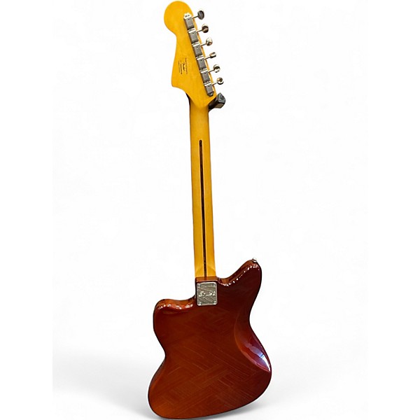 Used Squier Jazzmaster Offset Heritage Cherry Solid Body Electric Guitar