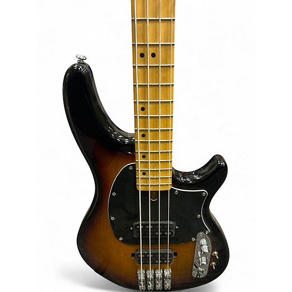 Used Schecter Guitar Research DIAMOND SERIES 2 Tone Sunburst Electric Bass Guitar