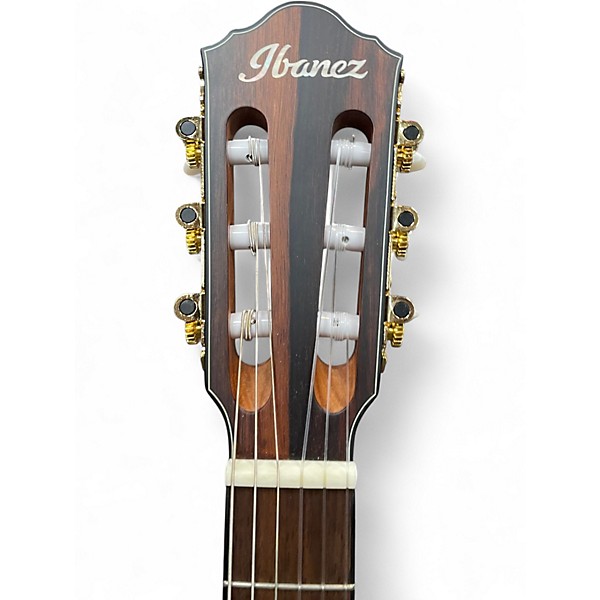 Used Ibanez FRH10N Natural Classical Acoustic Electric Guitar
