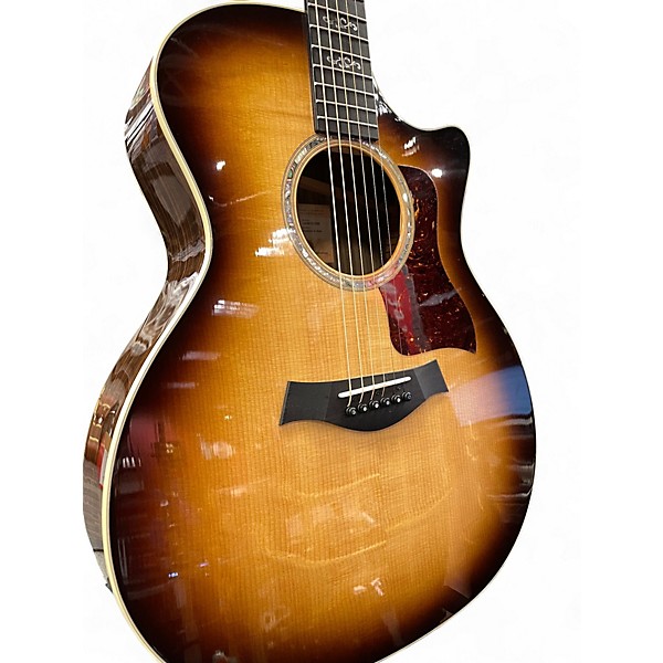 Used Taylor 414CE V-Class 2 Tone Sunburst Acoustic Electric Guitar