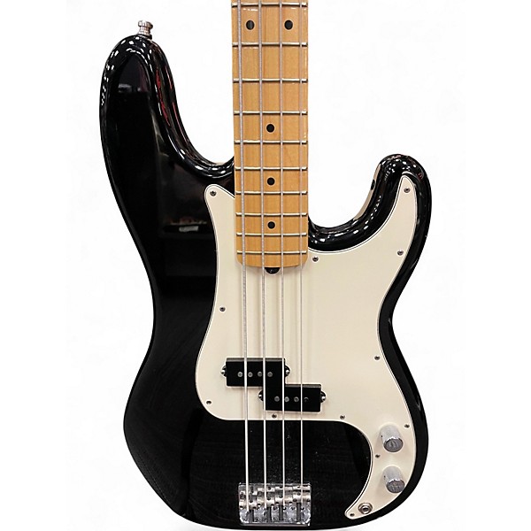 Used Fender American Standard Precision Bass Black Electric Bass Guitar
