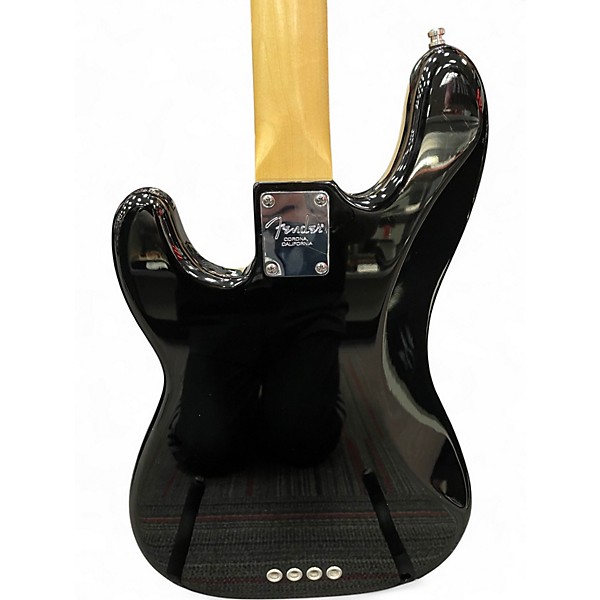 Used Fender American Standard Precision Bass Black Electric Bass Guitar