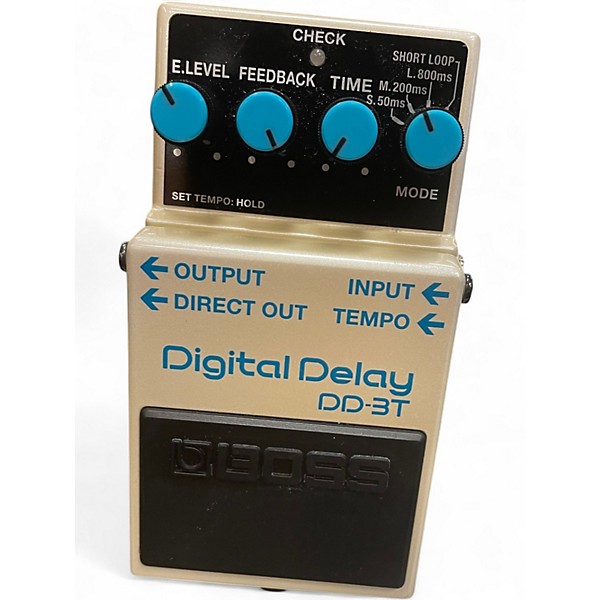 Used BOSS DD3T Digital Delay Effect Pedal