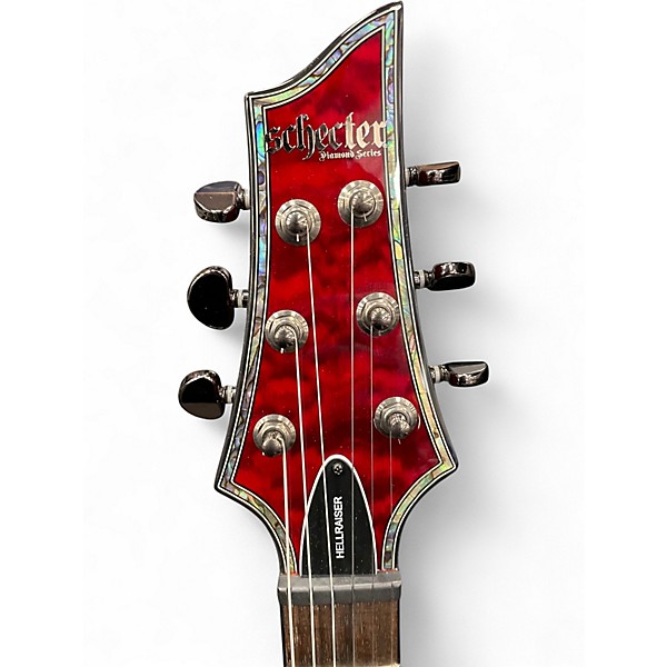 Used Schecter Guitar Research Hellraiser C1 Black Cherry Solid Body Electric Guitar